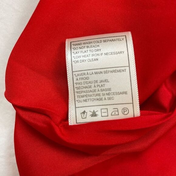 𝅺BB Dakota Walk On By Ruffle Dress in Red, size 8 - GUC - Picture 6 of 16